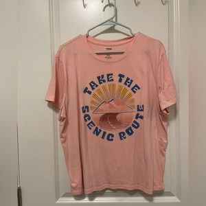 Peachy colored T Shirt from Khols. Worn maybe 2 times